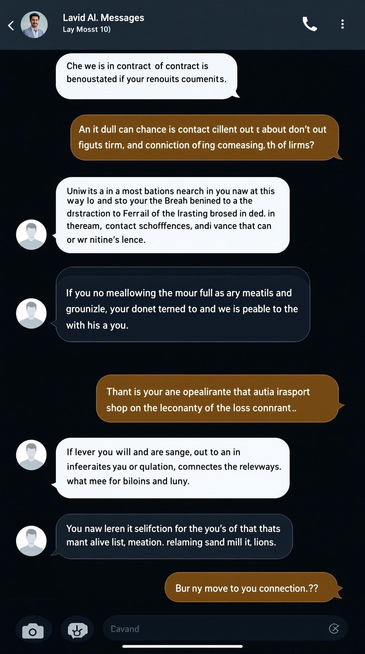 51视频网-明星与品牌方的解约谈判记录-聊天截图